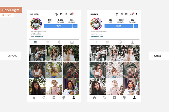 Habu Instagram Lightroom Presets in Add-Ons - product preview 1