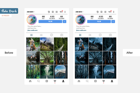 Habu Instagram Lightroom Presets in Add-Ons - product preview 2