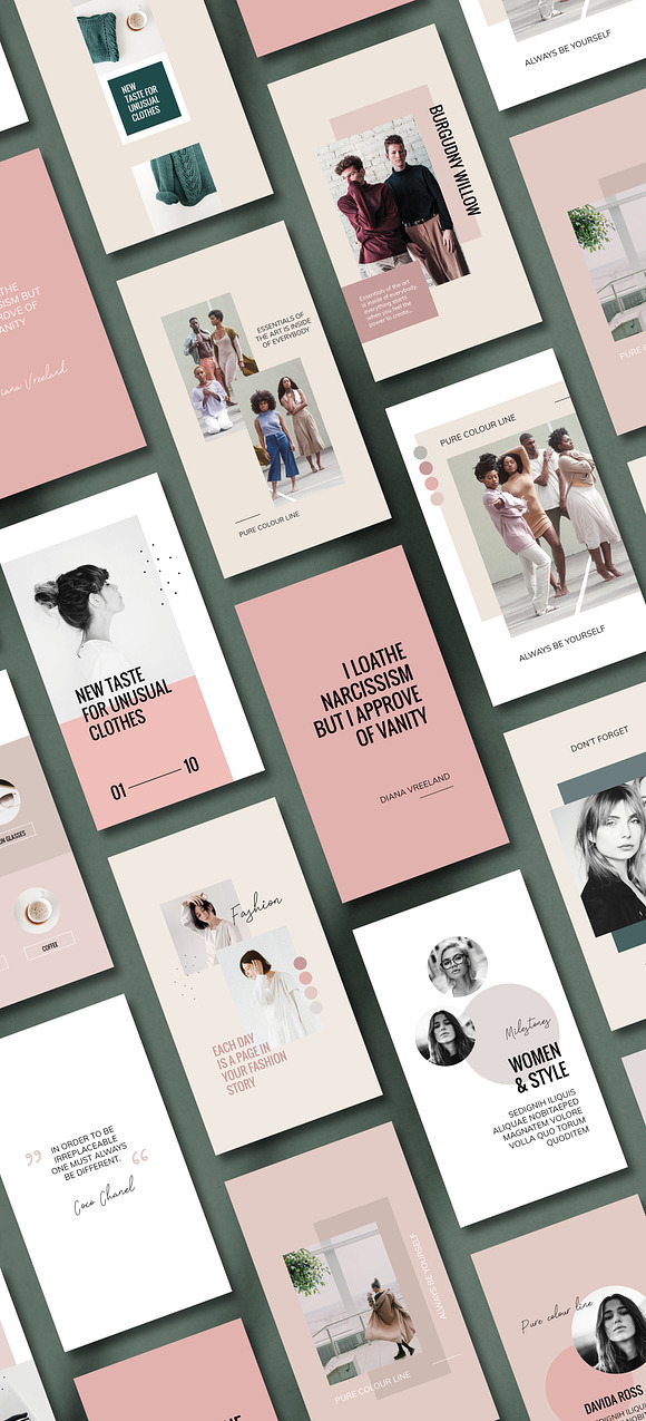Instagram Pack / PS & INDD / Brooke in Instagram Templates - product preview 2