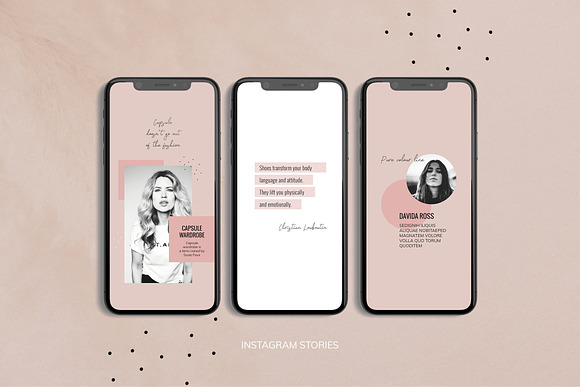 Instagram Pack / PS & INDD / Brooke in Instagram Templates - product preview 7