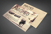 Parched Church Postcard Template