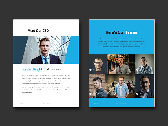 Business Report eBook 2020 in Brochure Templates - product preview 3