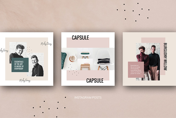 Instagram Pack / PS & INDD / Brooke in Instagram Templates - product preview 8