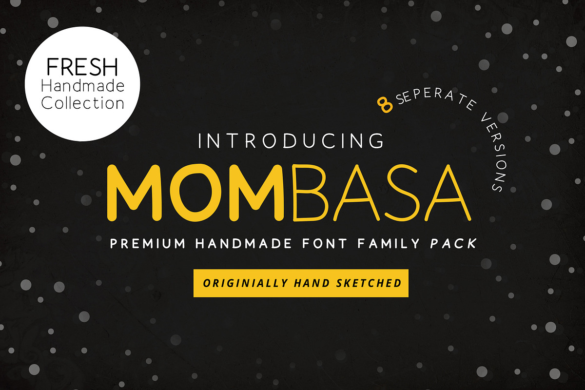 Mombasa Hand Drawn Font Family in Sans-Serif Fonts - product preview 8