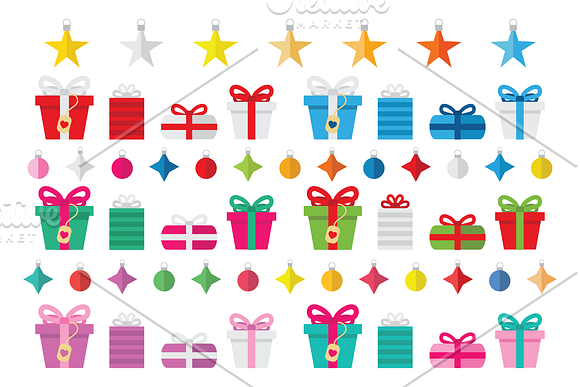 Christmas Tree Party Clip Art in Illustrations - product preview 5