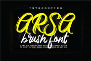 Arsa - Brush Font