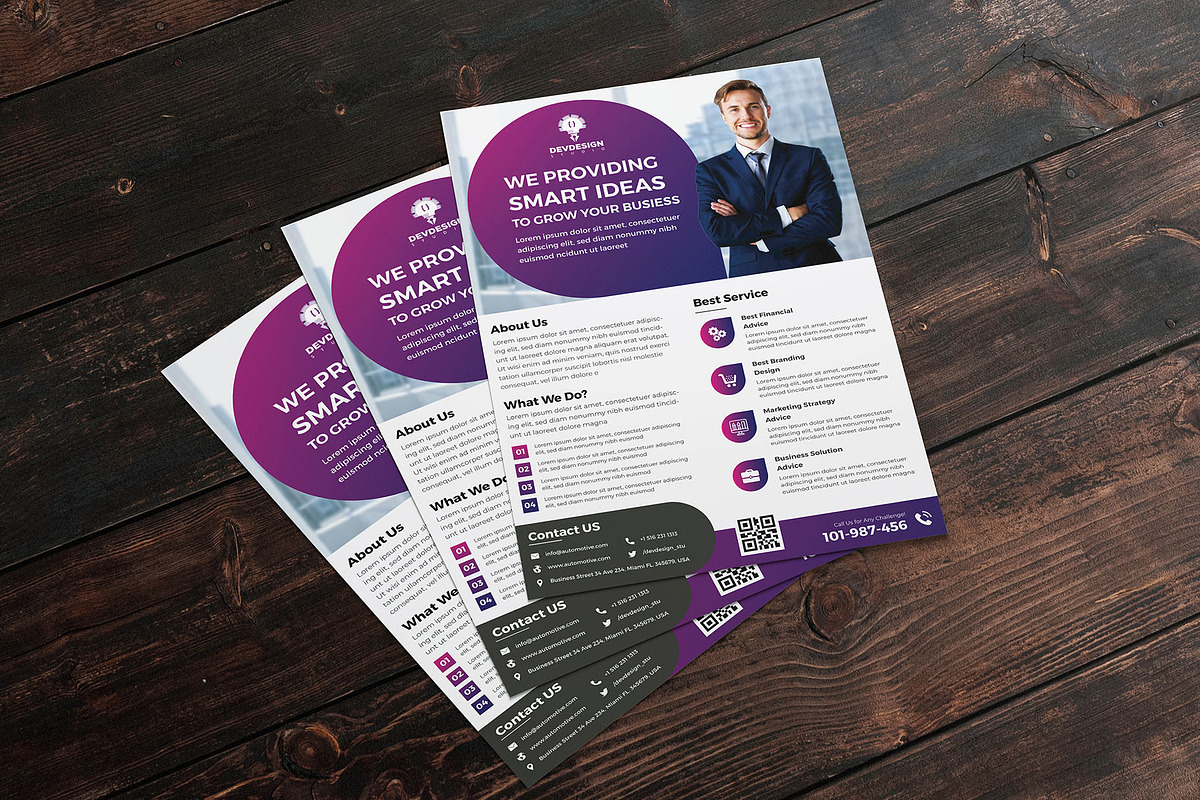 Corporate Business Solution Flyer in Flyer Templates - product preview 8