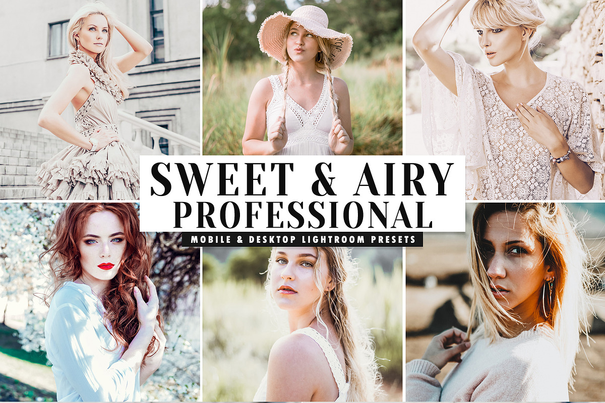 Sweet & Airy Pro Lightroom Presets in Add-Ons - product preview 8