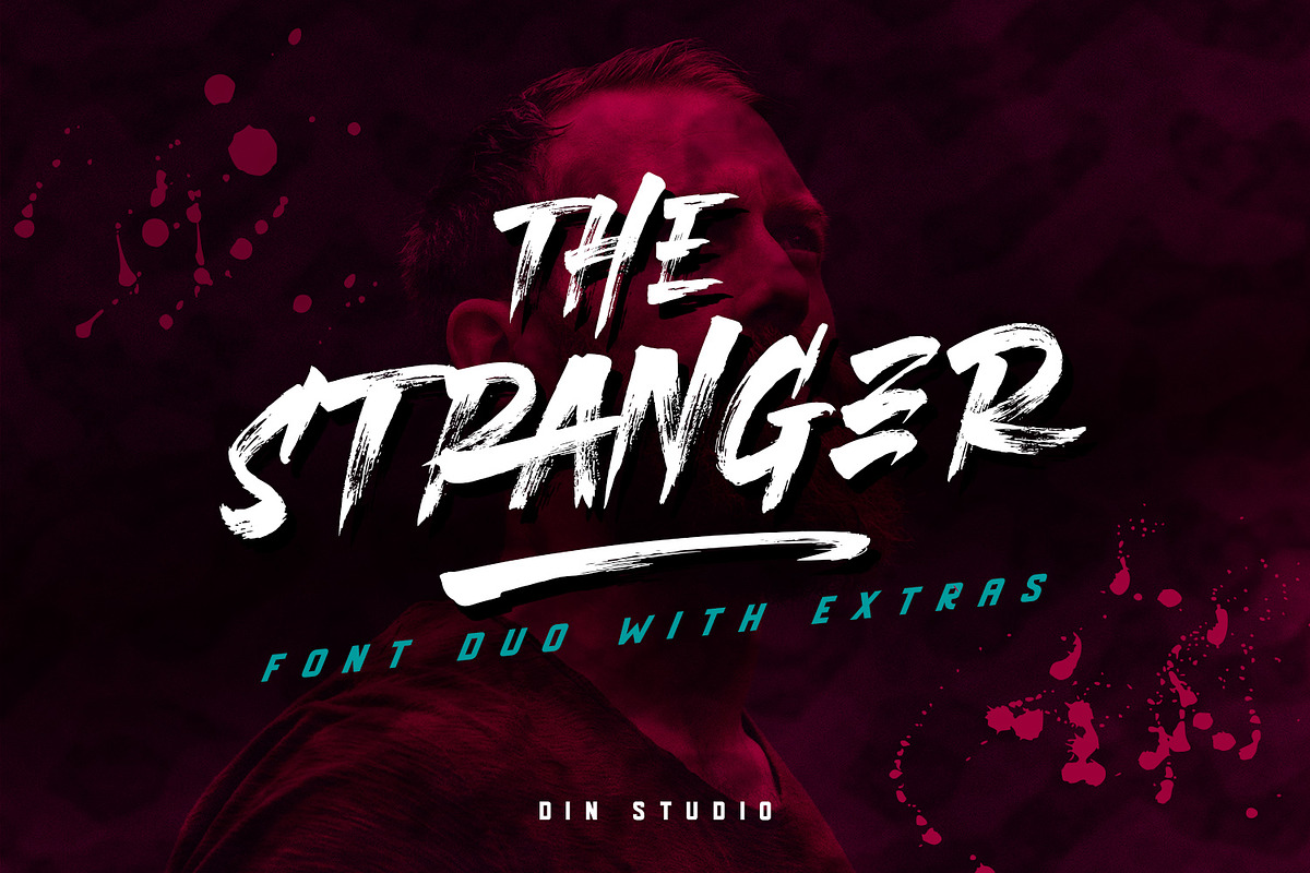 The Stranger - Font Duo Plus Extras in Display Fonts - product preview 8