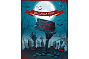 Halloween Night and Zombie Party