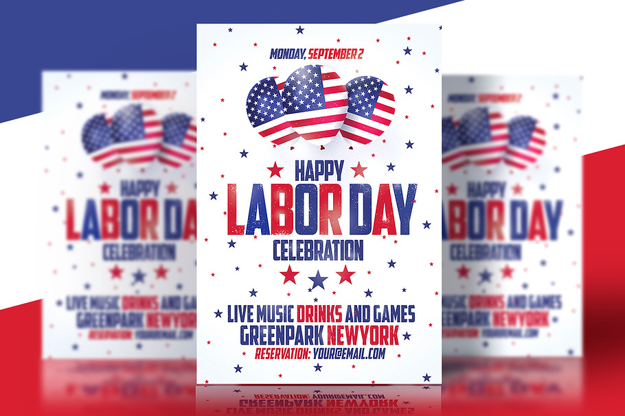 Happy Labor Day Celebration in Flyer Templates - product preview 8