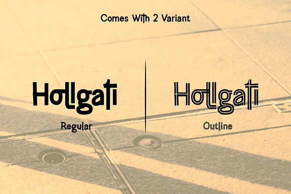 Hollgati font in Sans-Serif Fonts - product preview 2