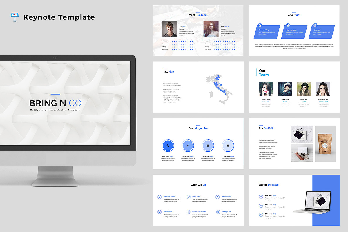 Bring N Co - Keynote Template in Keynote Templates - product preview 8