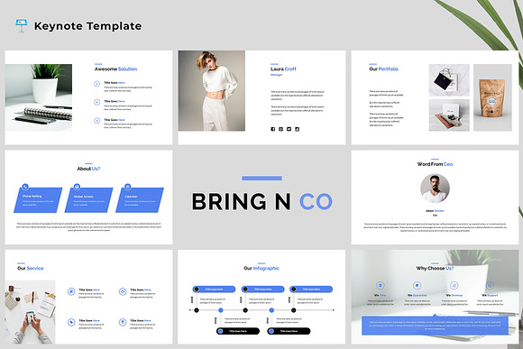 Bring N Co - Keynote Template in Keynote Templates - product preview 1