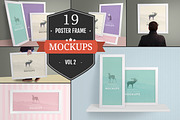 Elegant Poster Frame Mockups Vol. 2