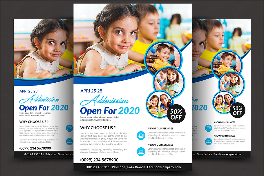 Junior School Education Flyer in Flyer Templates - product preview 8