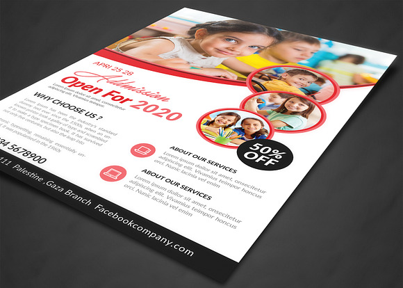 Junior School Education Flyer in Flyer Templates - product preview 1