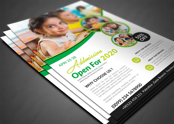 Junior School Education Flyer in Flyer Templates - product preview 2