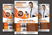 Lawyer Firm Business Flyer