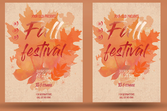Fall Festival Flyer in Invitation Templates - product preview 1