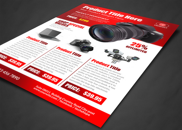 Product Flyer in Flyer Templates - product preview 1