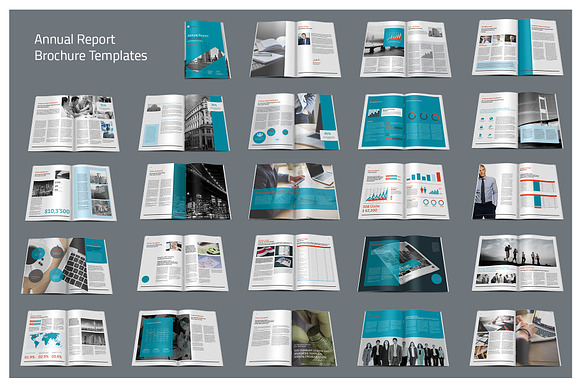 5 Annual Report Bundle in Brochure Templates - product preview 3