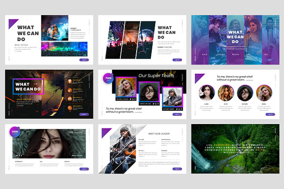 Music-Event PowerPoint Template in PowerPoint Templates - product preview 2