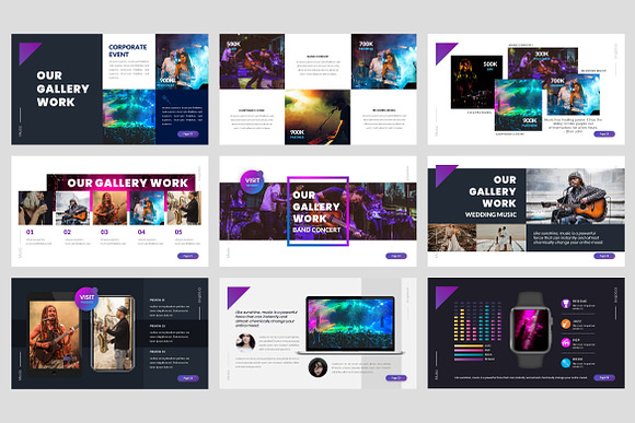 Music-Event PowerPoint Template in PowerPoint Templates - product preview 3
