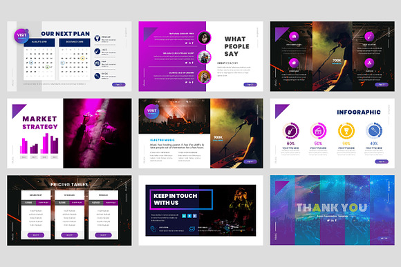 Music-Event PowerPoint Template in PowerPoint Templates - product preview 4