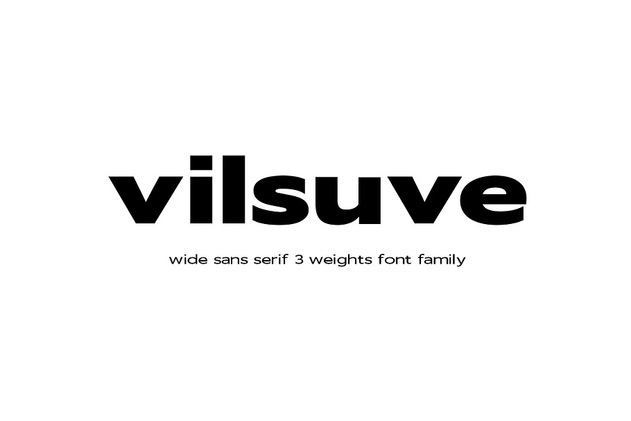 Vilsuve - wide sans in Sans-Serif Fonts - product preview 8