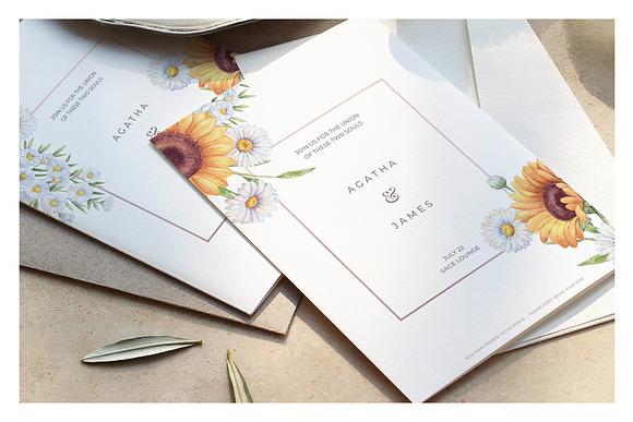 Amber • Wedding Invitation Suite in Wedding Templates - product preview 2