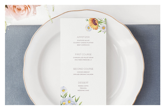 Amber • Wedding Invitation Suite in Wedding Templates - product preview 3