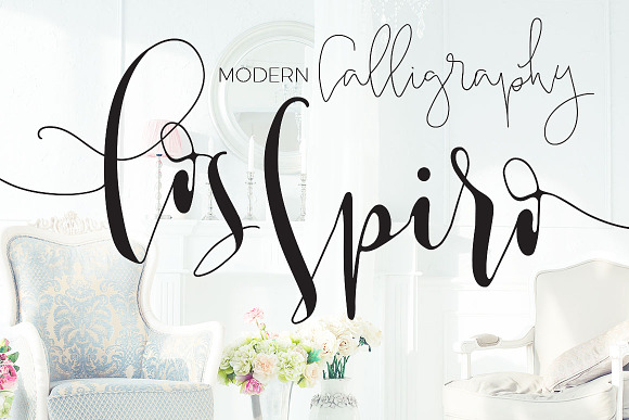 Los Spiro, Smooth Modern Calligraphy in Script Fonts - product preview 6