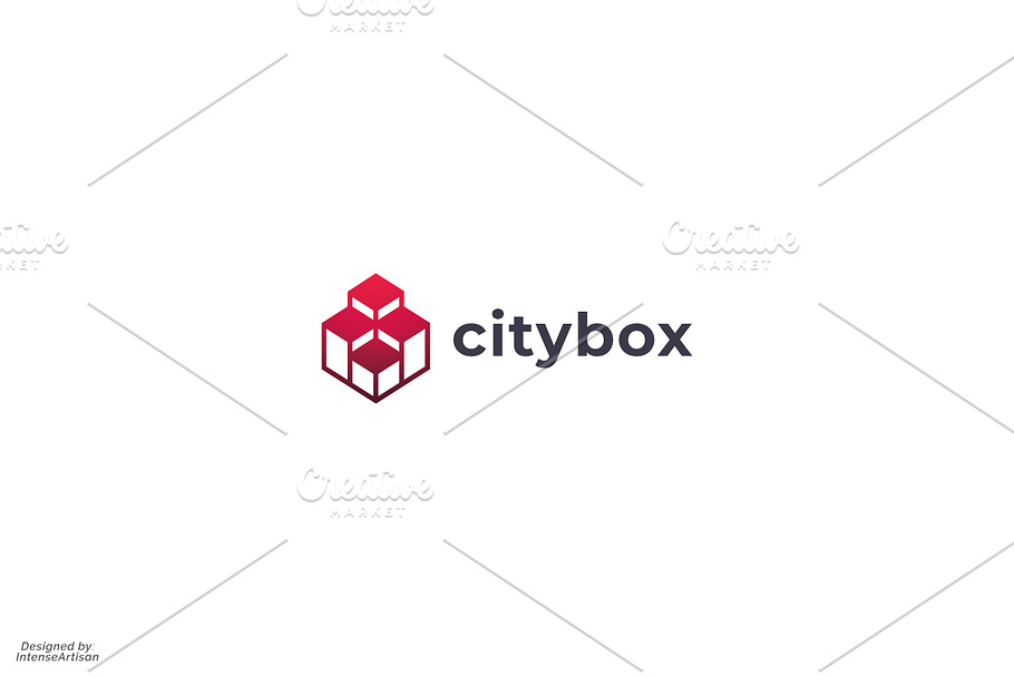 Cube City Building Logo