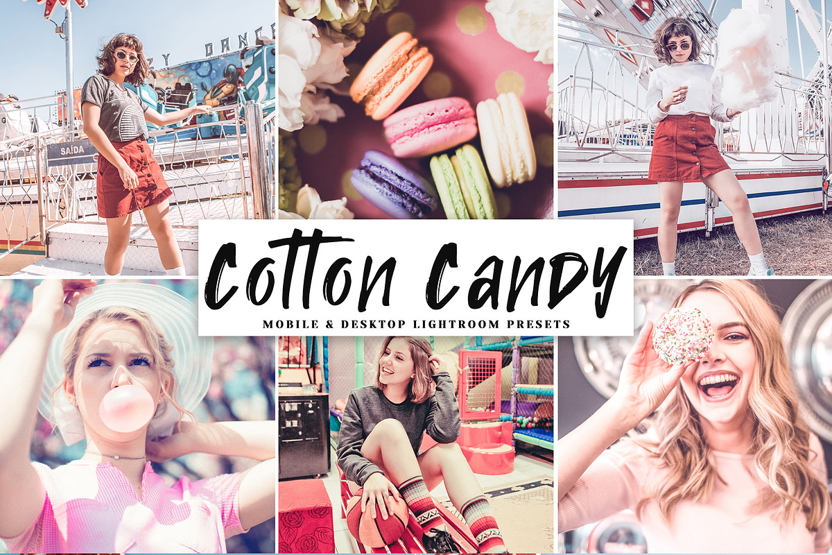 Cotton Candy Lightroom Presets Pack in Add-Ons - product preview 8