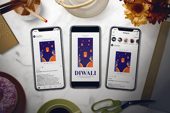 Diwali Flyer Set in Flyer Templates - product preview 1