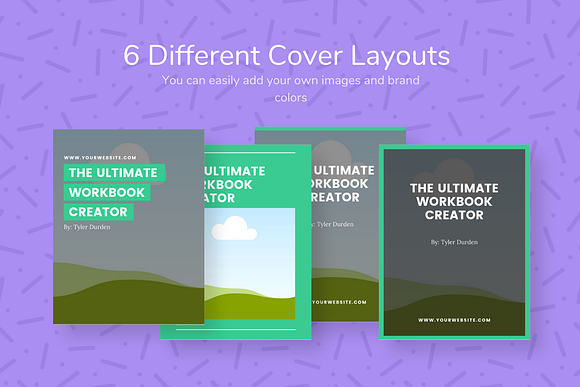 Canva Workbook Template Bundle in Magazine Templates - product preview 7