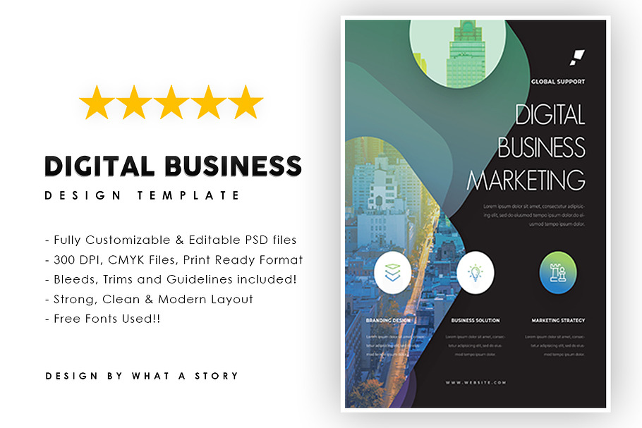 Digital Business in Invitation Templates - product preview 8