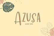 Azusa Sans Font Trio