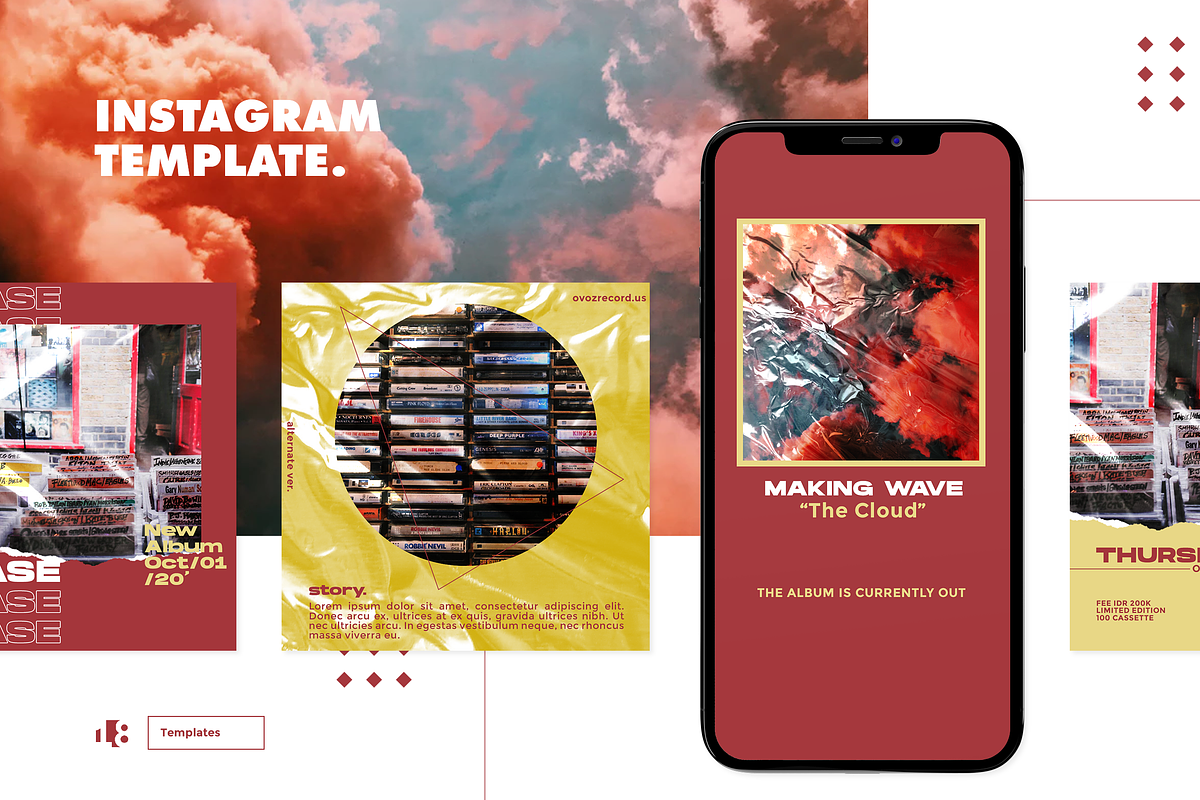 Instagram Template vol.1 in Instagram Templates - product preview 8