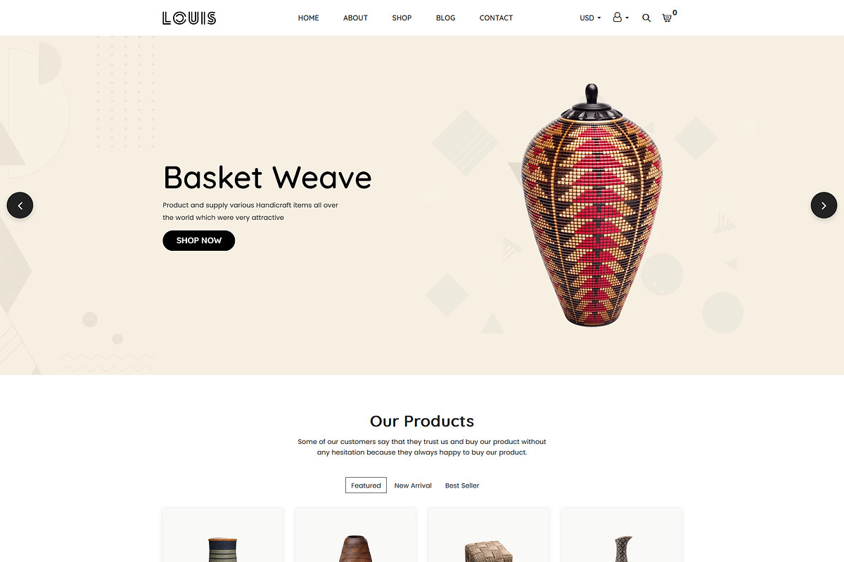 Louis – Handmade Shopify Theme in Themes - product preview 8