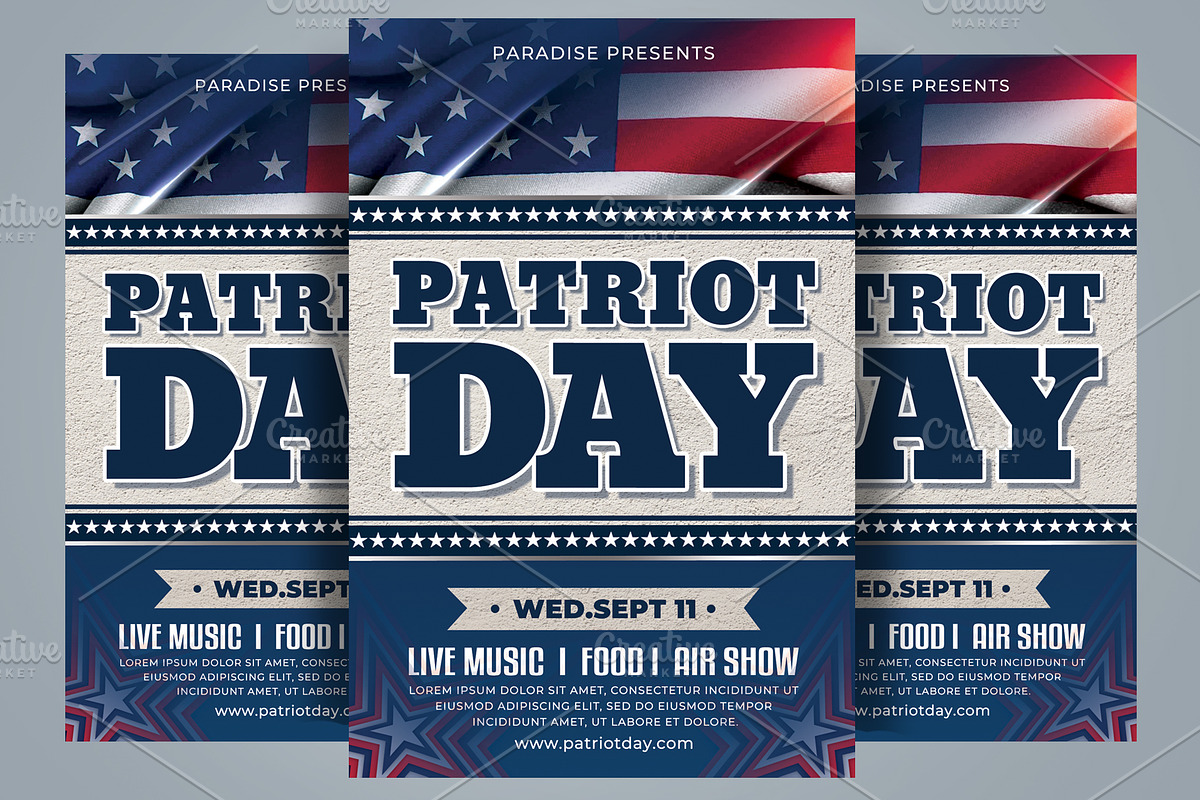 Patriot Day Flyer in Flyer Templates - product preview 8
