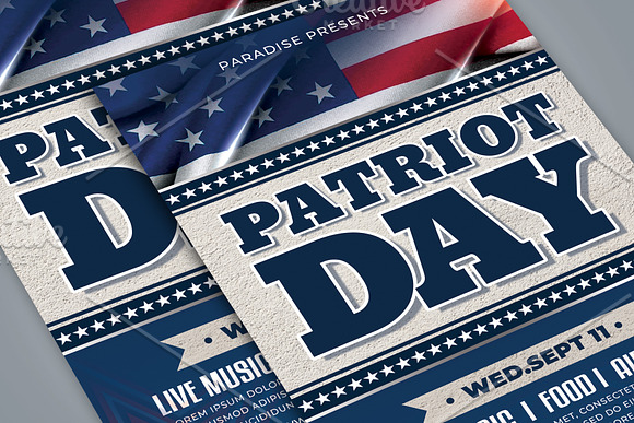 Patriot Day Flyer in Flyer Templates - product preview 1