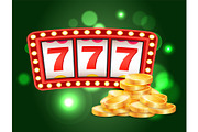 Casino, Slot Machines, 777