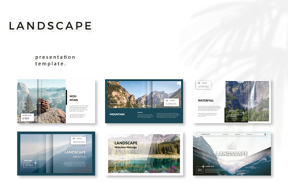 Landscape - Presentation Template in PowerPoint Templates - product preview 3