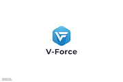 V & F Monogram Letter Logo