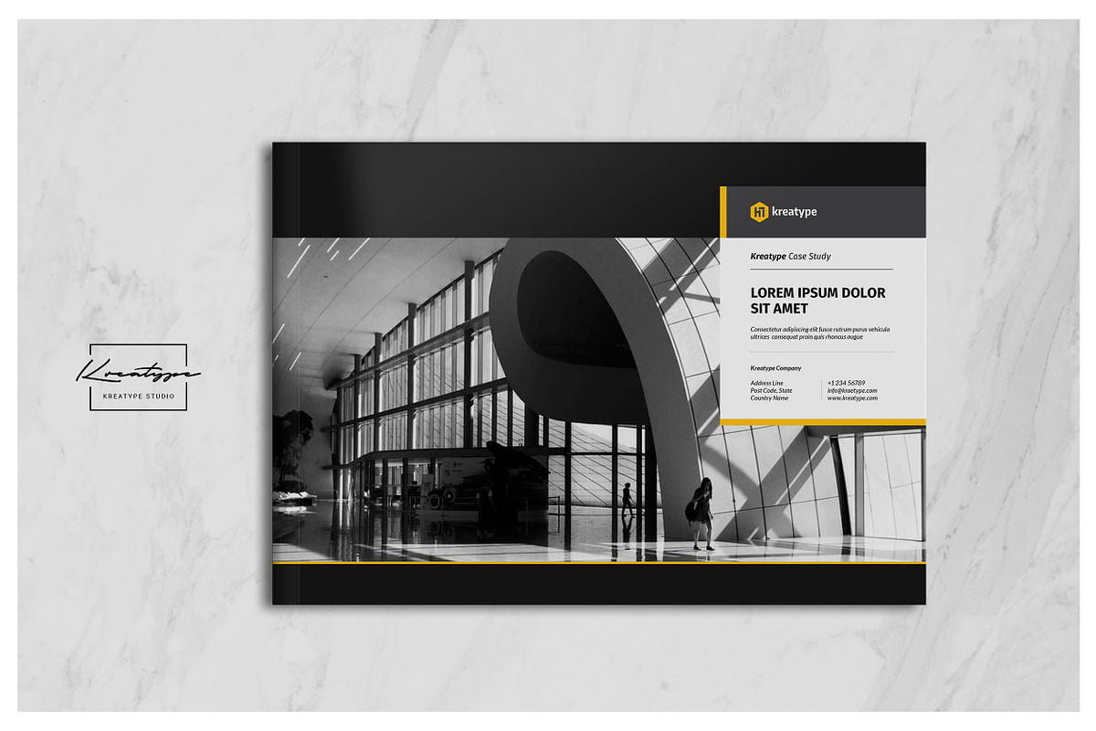 Kreatype Case Study in Brochure Templates - product preview 8