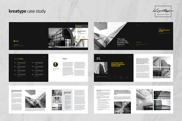 Kreatype Case Study in Brochure Templates - product preview 10