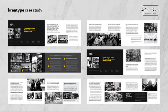 Kreatype Case Study in Brochure Templates - product preview 12