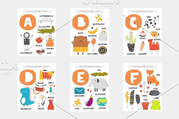 Learn English alphabet in Objects - product preview 1